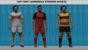 1981 Fort Lauderdale Strikers Kits.png