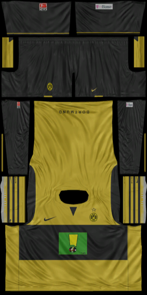 Borussia Dortmund HOME KIT 2007-08.png