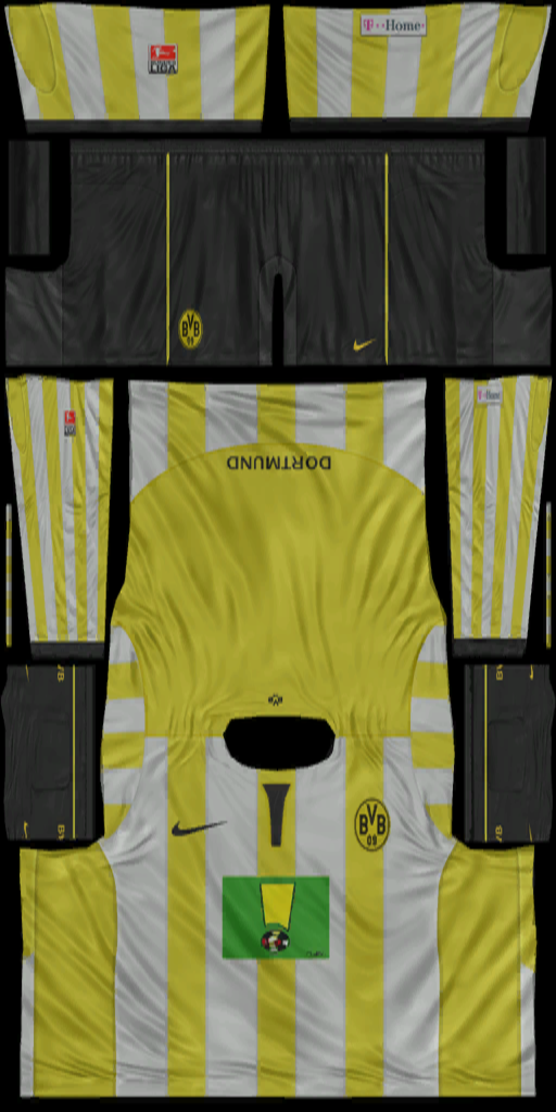 Borussia Dortmund THIRD KIT 2007-08.png