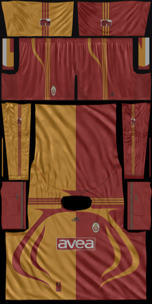 Galatasaray S.K. HOME KIT 2007-08.png
